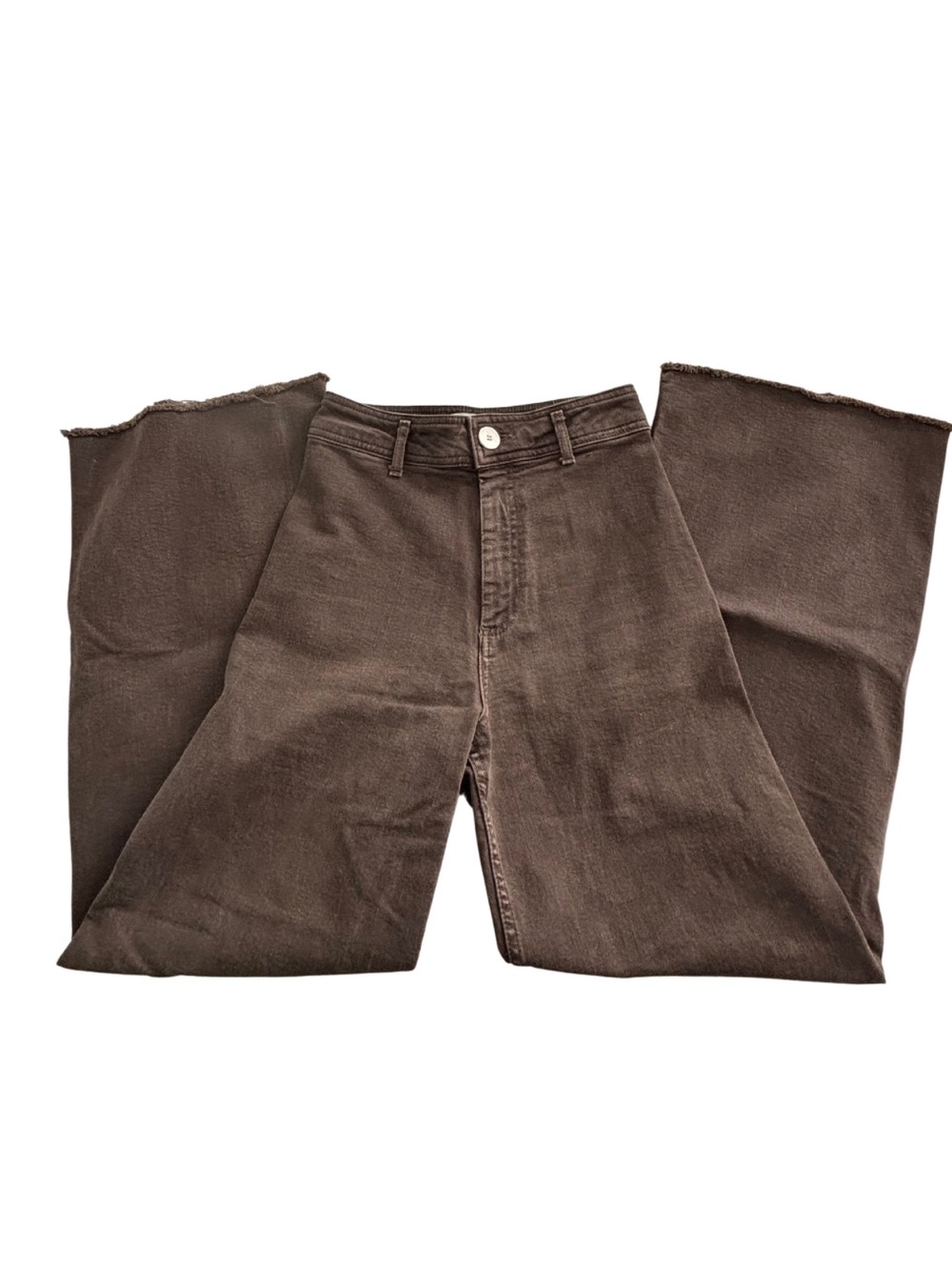 Zara the marine straight jeans dark brown size 2